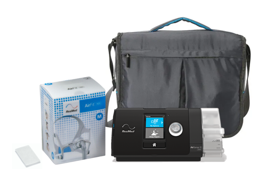 Paquete CPAP Básico con mascarilla AirFit N20 Paquete de inicio con mascarilla nasal N20 y accesorios