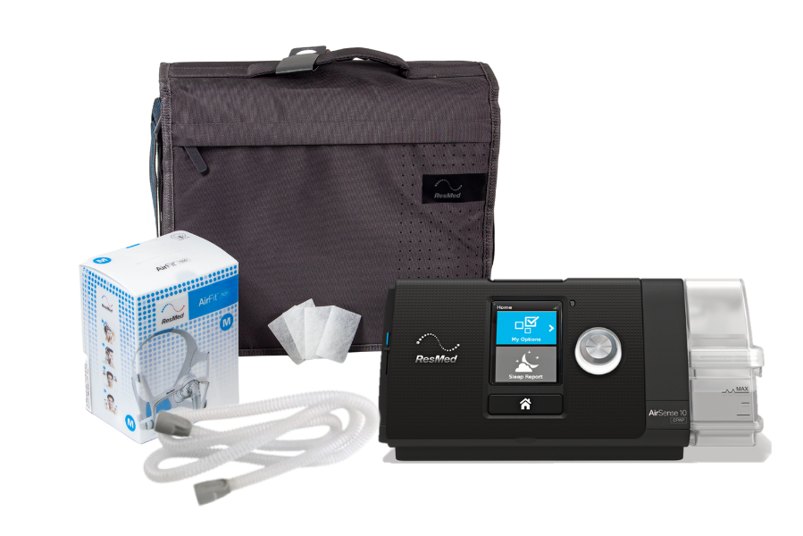 Paquete CPAP Autoset Airsense S10  Paquete de inicio con mascarilla nasal N20 y accesorios