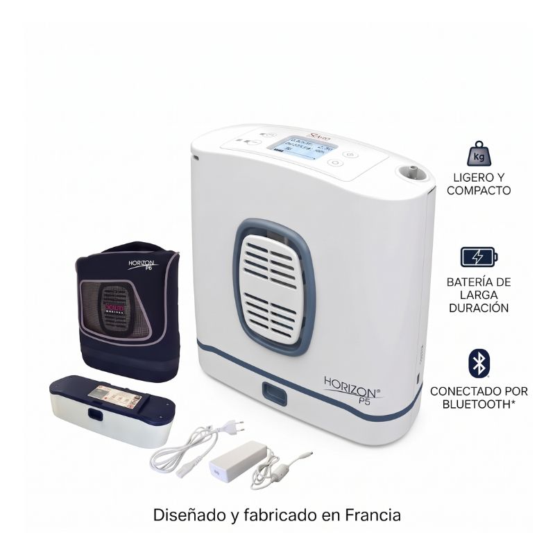 Concentrador de Oxígeno Portátil Horizon P5 - SCALEO Medical