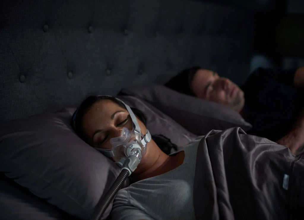 Mascarilla Resmed Airfit F30 mientras duermes