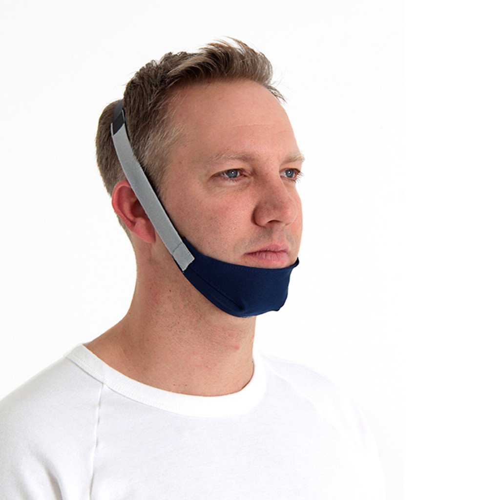 Sujetador mandíbula Mantiene la mandíbula en posición correcta y evitar el desgaste de la garganta por las noches