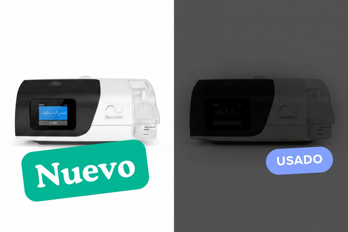 Diferencias entre cpap nuevo y cpap usado de resmed